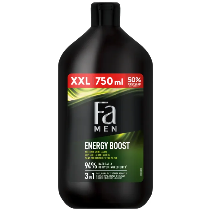DUŠAS ŽELEJA FA MEN SPORT ENERGY BOOST 750ML