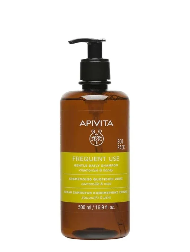 Apivita Gentle Daily Maigs ikdienas šampūns ar kumelītēm un medu, 500 ml