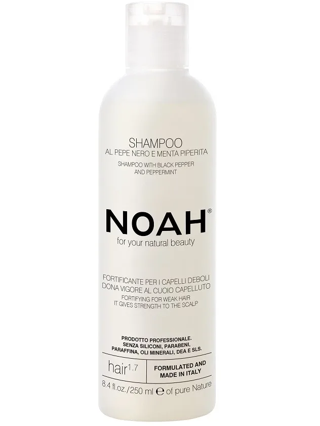 Noah šampūns novājinātiem matiem un galvas ādai, 250 ml