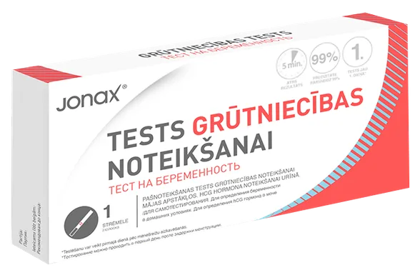 Jonax strēmele grūtniecības tests, 1 gab.