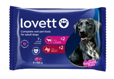 KONSERVĒTA SUŅU BARĪBA LOVETT JĒRA-LIELLOPU 4X100G