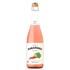 DZĒRIENS GARDU MUTI RABARBERU ZELTERIS 0.7L AR DEPOZ.