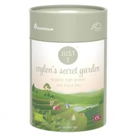 TĒJA MELNĀ CEYLONS SECRET GARDEN BIO 125G HIGH GROWN LOOSE LEAF TEA