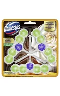 DOMESTOS AROMA LUX TRIO WHITE ROSE DREAM TUALETES BLOKS, 3X50G