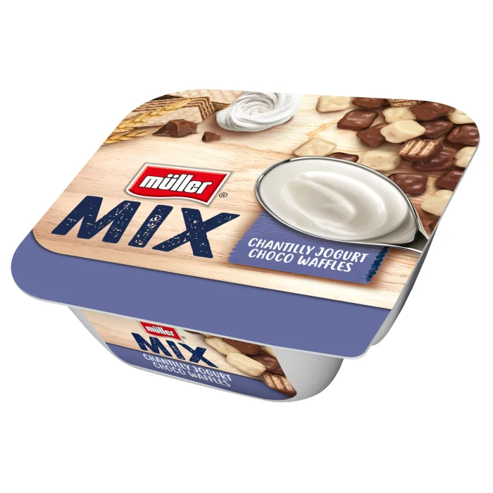 JOGURTS MULLER MIX AR VAFELĒM 130G