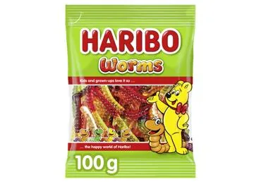 KOŠĻĀJAMĀS KONFEKTES HARIBO TĀRPIŅI 100G