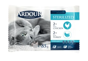 KONS. KAĶU BARĪBA ARDOUR STERILIZ. 4X85G