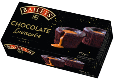 SALDĒTA ŠOKOLĀDES LAVAS KŪKA BELDESSERT AR BAYLEYS LIĶIERI 2X90G