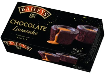 SALDĒTA ŠOKOLĀDES LAVAS KŪKA BELDESSERT AR BAYLEYS LIĶIERI 2X90G