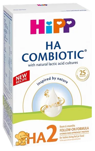 Hipp HA2 Combiotic (6+) piena maisījums, 350 g