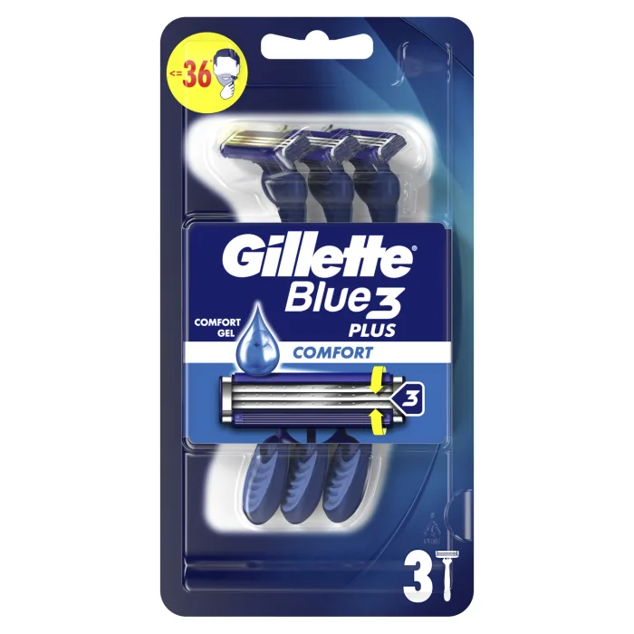 VIENREIZĒJIE SKUVEKĻI GILLETTE BLUE 3 RESTAGE 3 GAB.