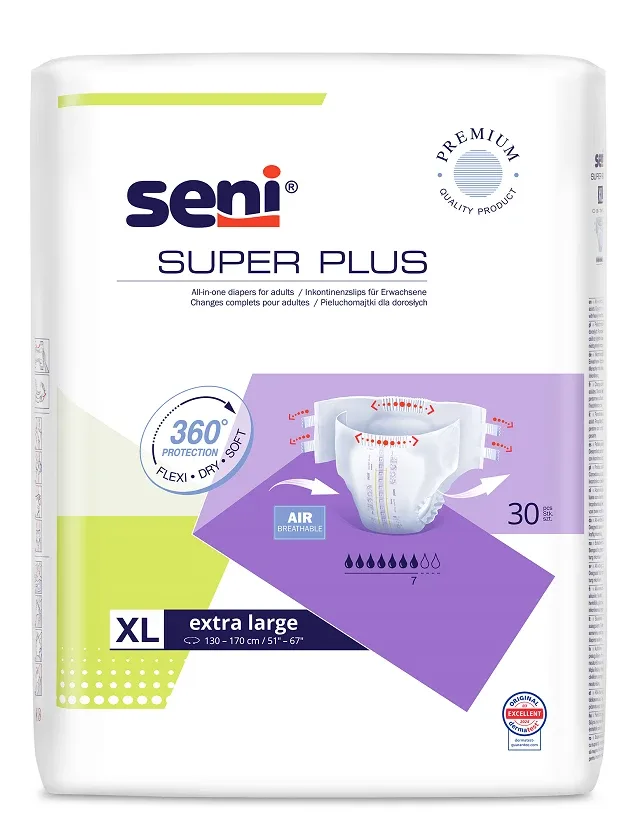 Подгузники для взрослых Seni Super Plus XL, 30 шт.