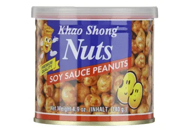 GRAUZDĒTI ZEMESRIEKSTI KHAO SHONG AR SOJU 140G