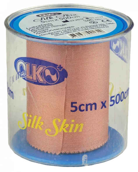 Olko Silk Skin 5 x 500 cm leikoplasts rullī, 1 gab.