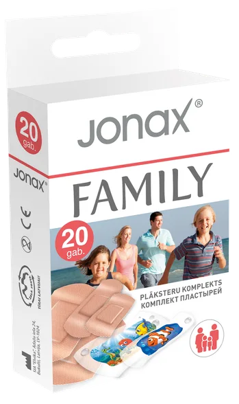 Jonax Family plāksteri, 20 gab.