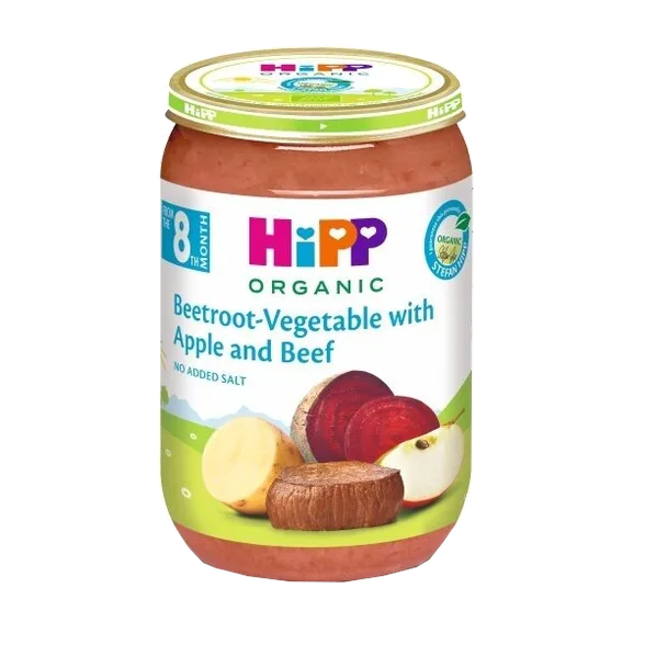 Hipp biešu, dārzeņu (8 m+) biezenis, 220 g