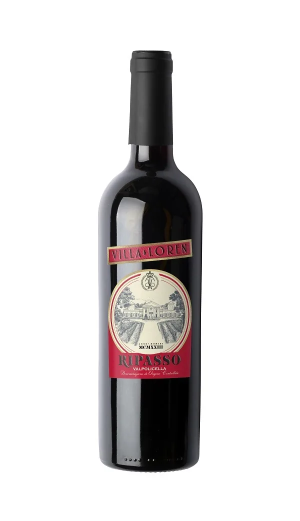 Красное вино Villa Loren Valpolicella Ripasso DOC, сухое, 14%, 0,75 л