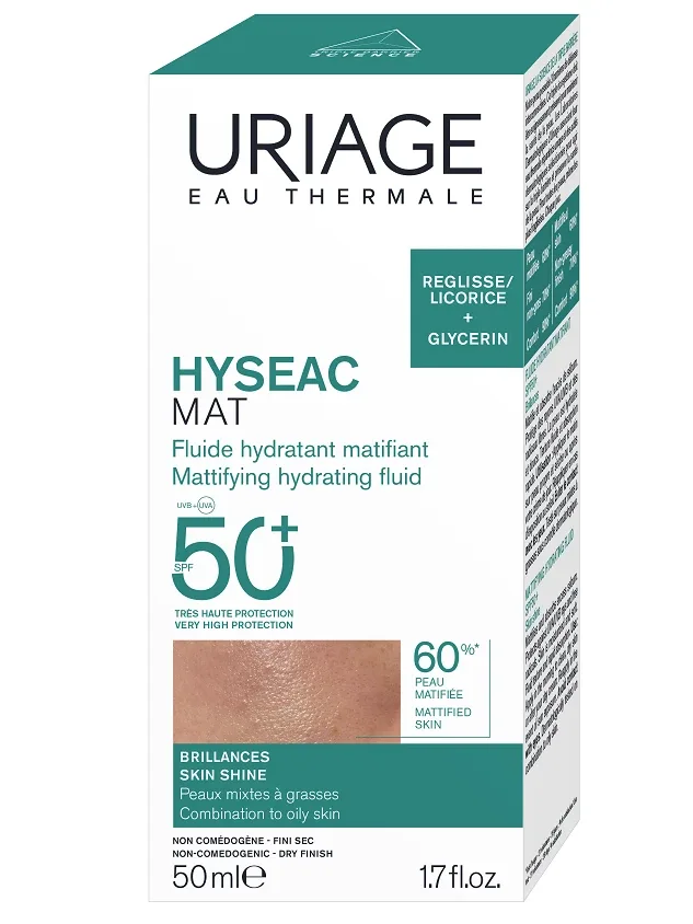 Uriage Hyseac fluīds SPF50+, 50 ml