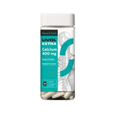 Livol Extra Calcium 400 mg tabletes N180