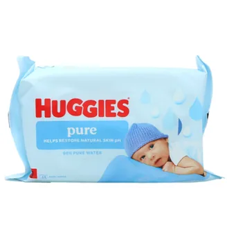 MITRĀS SALVETES HUGGIES PURE PF 48GAB