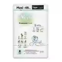 Autiņbiksītes Sleepy BIO Natural Maxi, izmērs 7-14 kg, 52 gab.