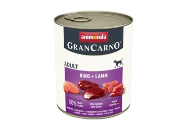 KONSERVĒTA SUŅU BARĪBA GRAN CARNO LIELLOPA/JĒRA 800G