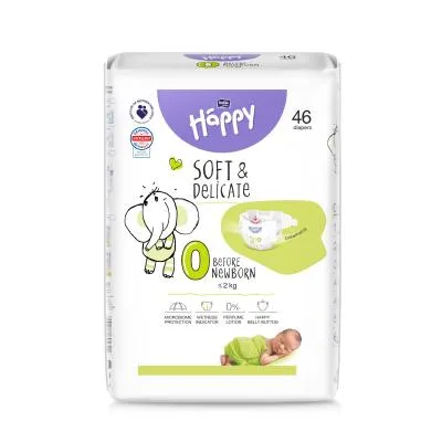 Happy Before Newborn autiņbiksītes, 0. izmērs (<2 kg) N46