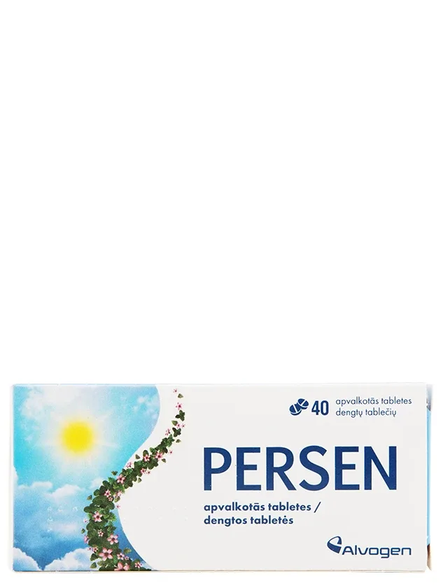 Persen, 40 apvalkotās tabletes