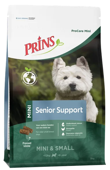 Prins Procare Mini Senior support sausā barība, 3 kg