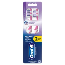 ZOBU BIRSTE ORAL B PRO-3DWHITE WHITENING CLEAN MEDIUM 2GAB.