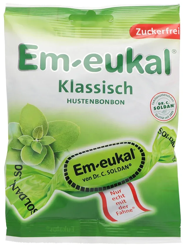 Em-Eukal konfektes klasiskie bez cukura, 75 g