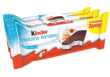 PIENA BATONIŅŠ KINDER MILK SLICE 3X28G