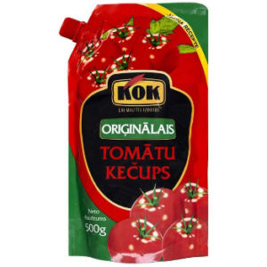 KEČUPS ORĢINĀLAIS KOK STĀVPAKĀ 500G