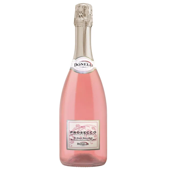 DZIRKSTOŠAIS VĪNS DONELLI PROSECCO ROSE SPUMANTE BRUT 11,5% 0,75L