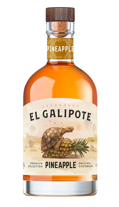 Ром El Galipote Pineapple, 35%, 0,7 л