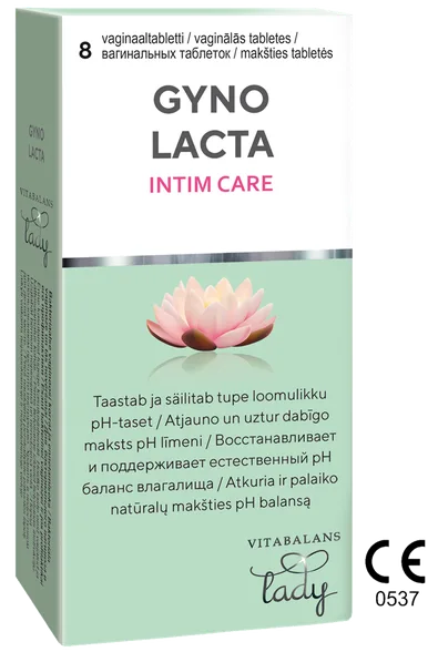 Vitabalans Gyno Lacta vaginālās kapsulas, 8 gab.