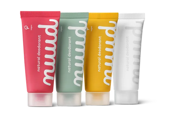 Кремообразный дезодорант Nuud Family Pack, 4 x 20 мл