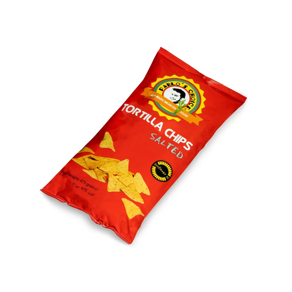 ČIPSI TORTILLA SĀĻIE (TRĪSSTŪRĪŠI), 475G, PABLO`S CHOICE