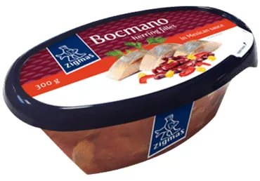 MARINĒTA SIĻĶES FILEJA BOCMANO MEKSIKĀŅU GAUMĒ ZIGMAS 300G