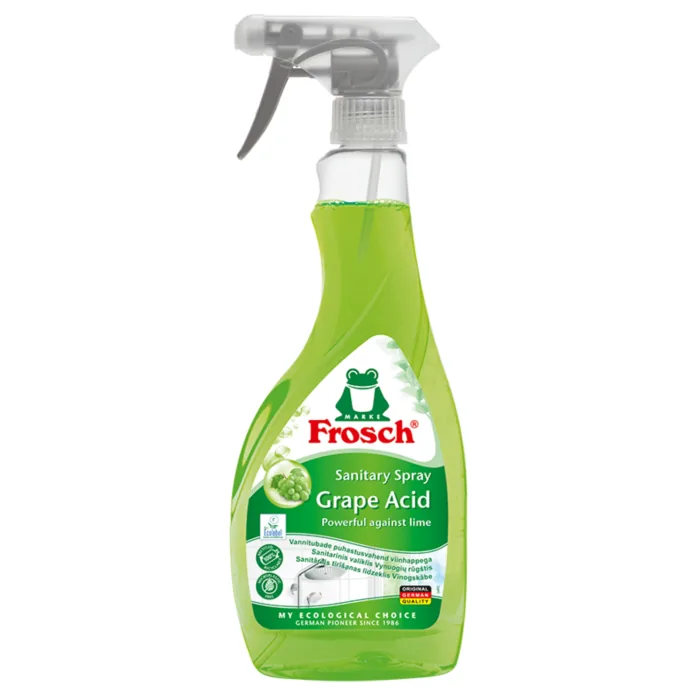 VANNAS ISTABAS TĪRĪŠANAS LĪDZEKLIS FROSCH AR VĪNOGU SKĀBI 500ML