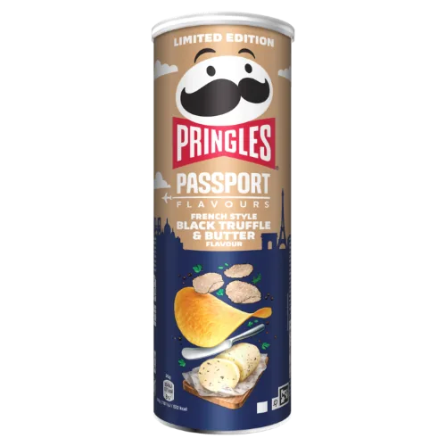 PRINGLES MELNĀ TRIFEĻU UN SVIESTA GARŠA, 165G