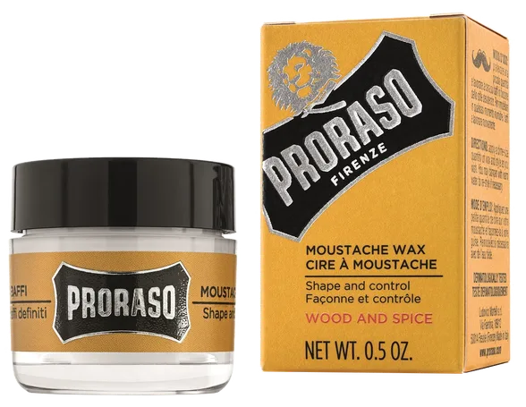 Proraso Wood and Spice vasks ūsām, 15 ml