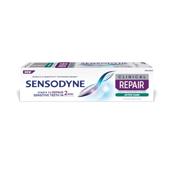 ZOBU PASTA SENSODYNE CLINICAL REPAIR ACTIVE CLEAN 75ML