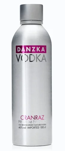 Водка Danzka Клюква-Малина, 40%, 1 л