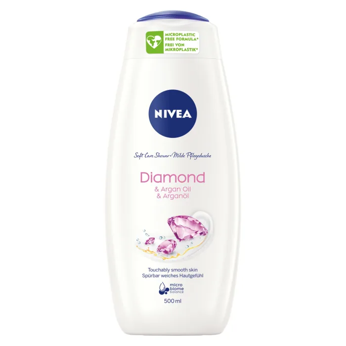 DUŠAS ŽELEJA NIVEA DIAMOND & ARGAN OIL 500ML