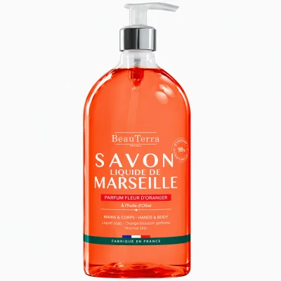 Жидкое мыло Beauterra Marseille Orange Blossom, 1000 мл