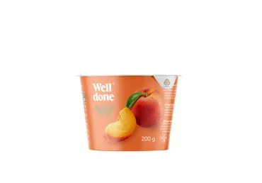 JOGURTS WELL DONE PERSIKU 5,1% 200G