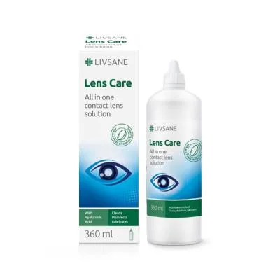 Livsane Lens Care - kontaktlēcu kopšanas šķīdums 360 ml