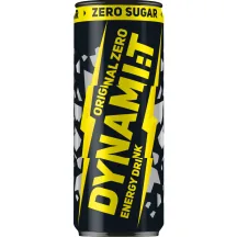 Enerģijas dzēriens Dynamit Original bez cukura ar saldinātājiem 0,33 l
