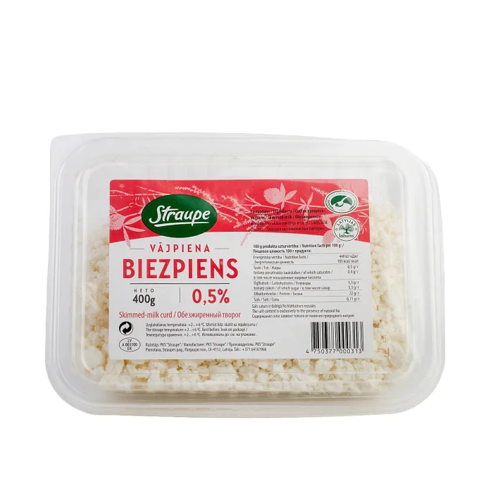 VĀJPIENA BIEZPIENS STRAUPE 0,5% 400G